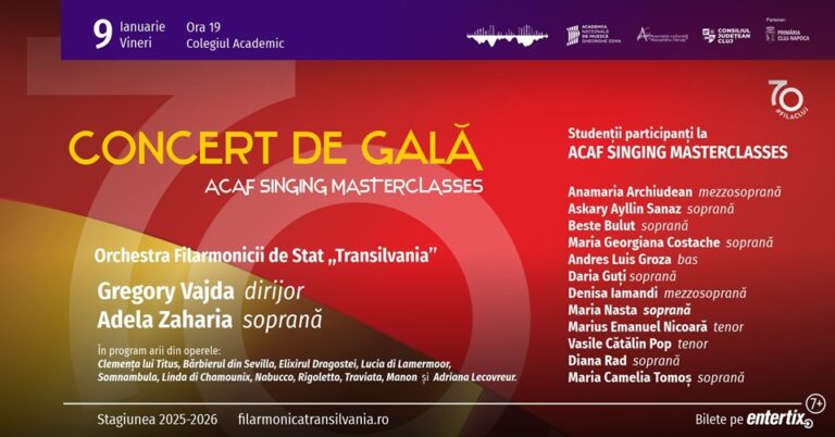 9.01 Concert vocal-simfonic – dirijor Gregory Vajda