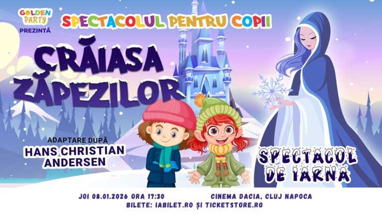 8.01 Spectacol teatru de papuși: Craiasa Zapezilor