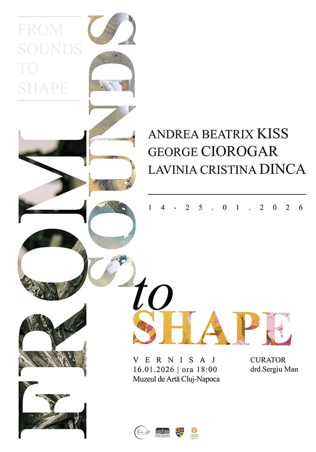 17.01 Expoziție de pictură și sculptură: From Sounds to Shape