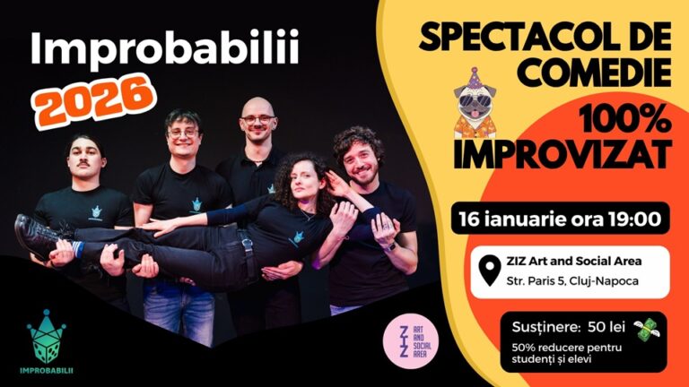 16.01 Spectacol de comedie improvizat: Improv Show – De anul nou