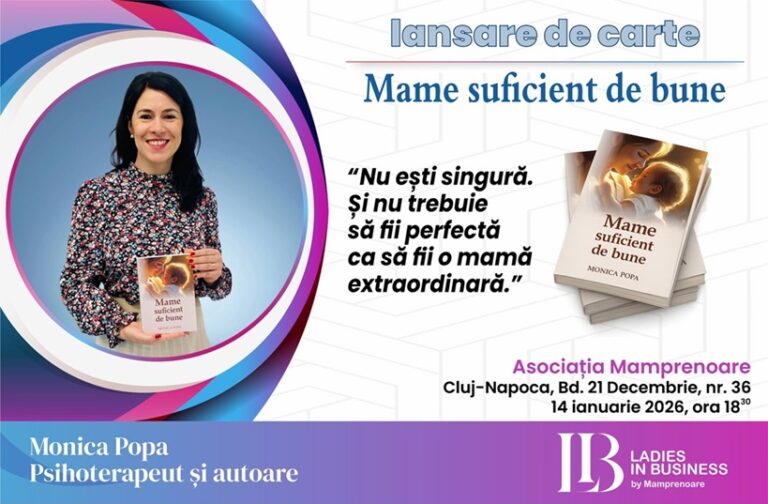 14.01 Lansare de carte: Mame suficient de bune