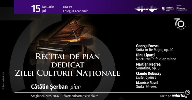 12-18.01 Sapte evenimente de neratat saptamana aceasta la Cluj