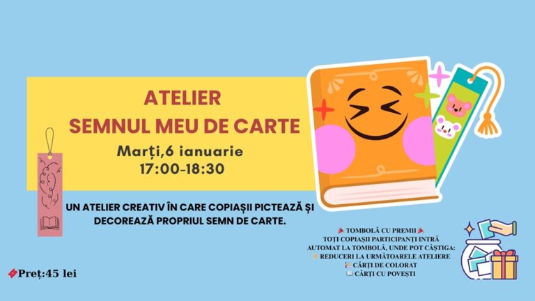 6.01 Atelier: Semnul meu de carte