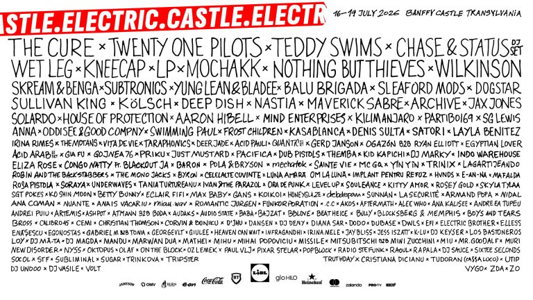 Lineup complet pentru Electric Castle 2026