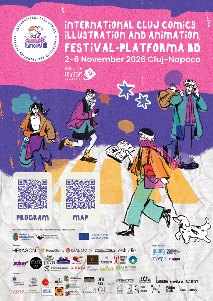 expoziție de bandă desenată